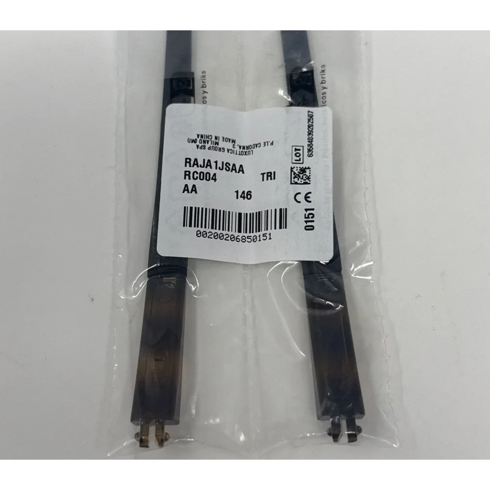 Genuine Luxottica Eyeglass Temple Arms Replacement Pair 146mm TRI New Sealed